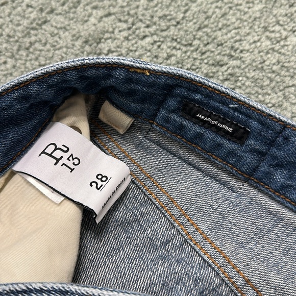 R13 Romeo Jeans in Dane Indigo Size 28 - Picture 5 of 9